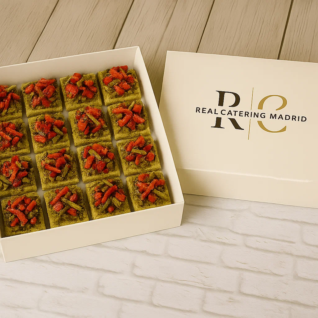 Bandeja 16 porciones de Coca de Verduras (Vegana) — asadas al estilo Valencia