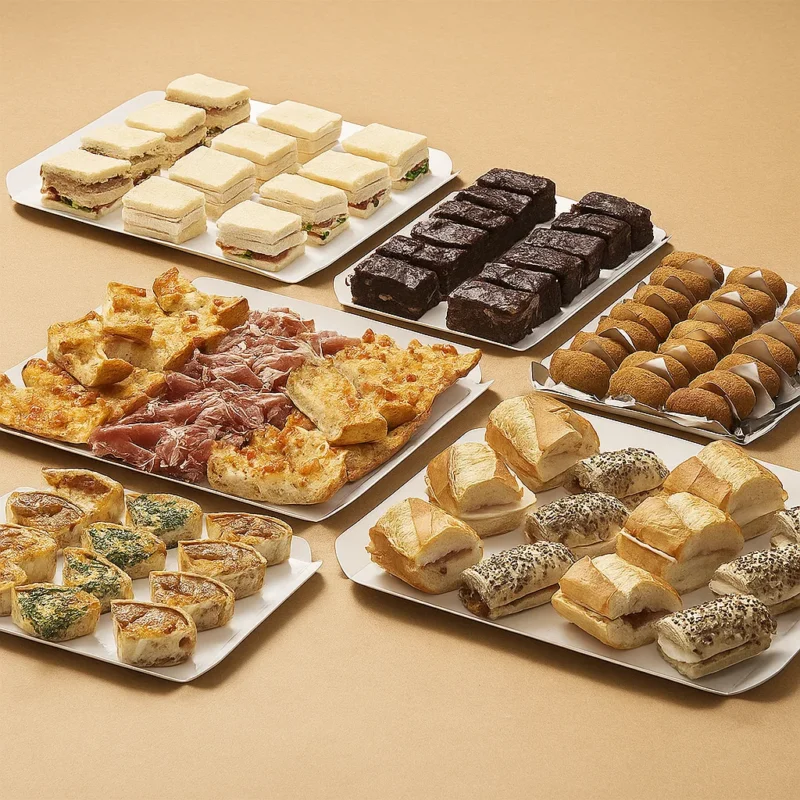 Pack Mediodía Oficina Valencia (10 pers.) — 80 piezas surtidas (calientes y frías)