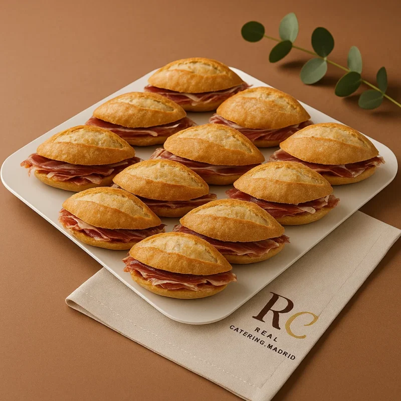 Bandeja Mini Chapateras con Ibérico (12 uds)