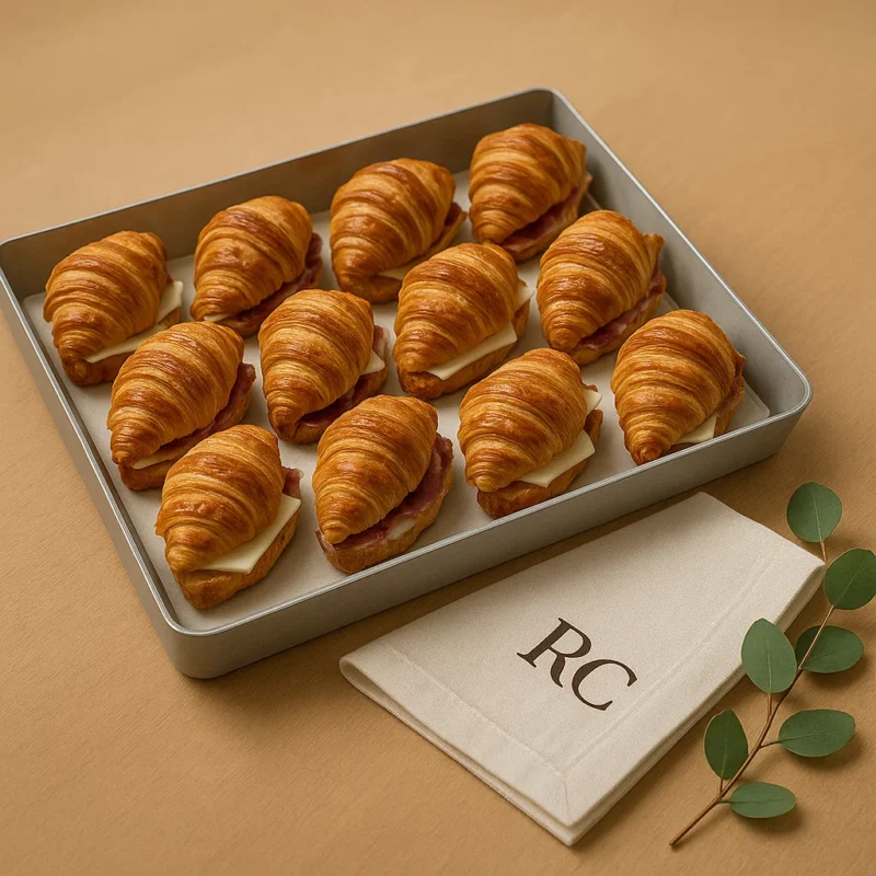 Bandeja de Mini Croissant Salado (12 uds)