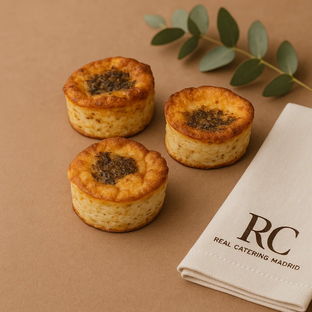 Mini Quiche de Jamón y Queso — pieza (mínimo 4 uds)