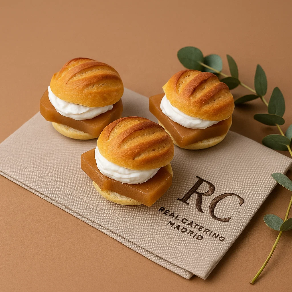 Mini Brioche de Queso de Cabra y Membrillo — pieza (mínimo 4 uds)