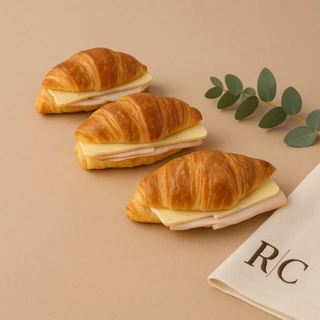 Mini Croissant Pavo y Brie — pieza (mínimo 4 uds)