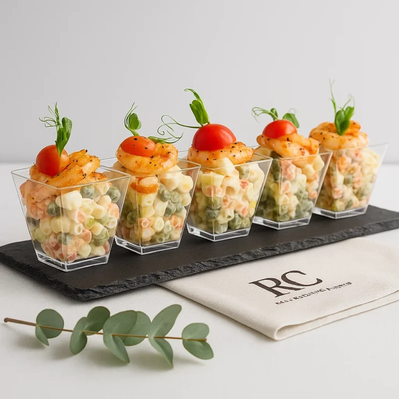 Ensalada Rusa con Langostino Tigre (15 uds)