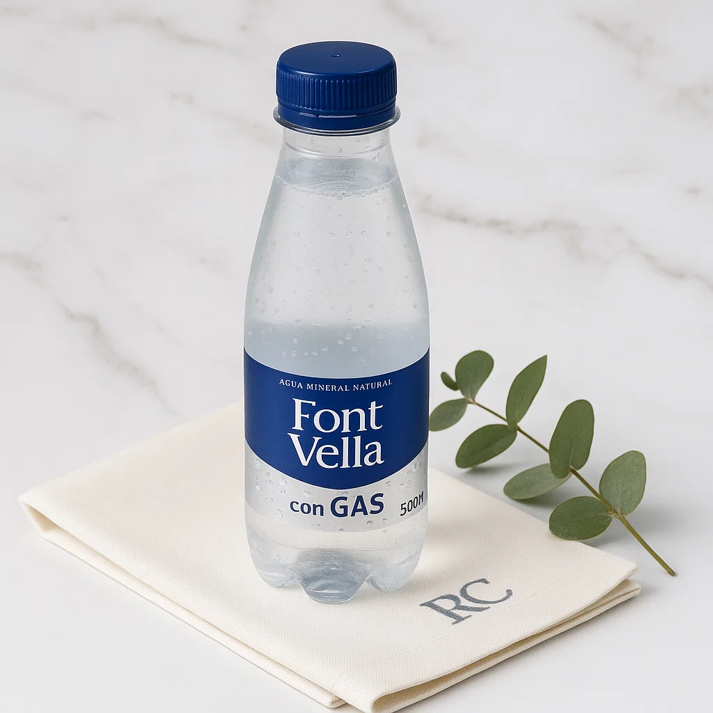 Agua mineral con gas (50 cl)